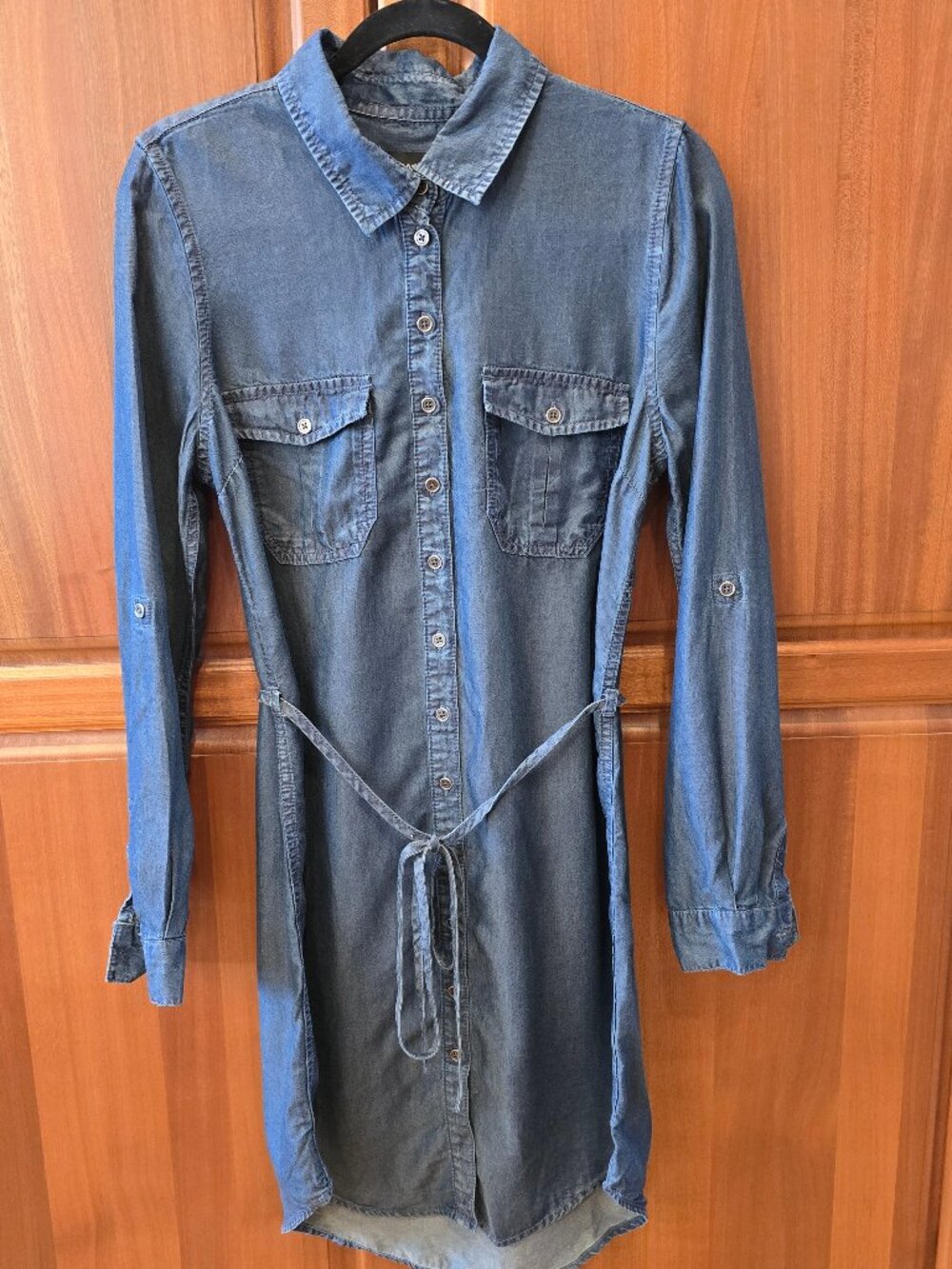 PARASUCO Dress denim style blue medium